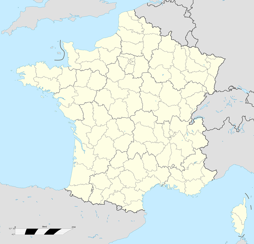 Mappa vuota Francia