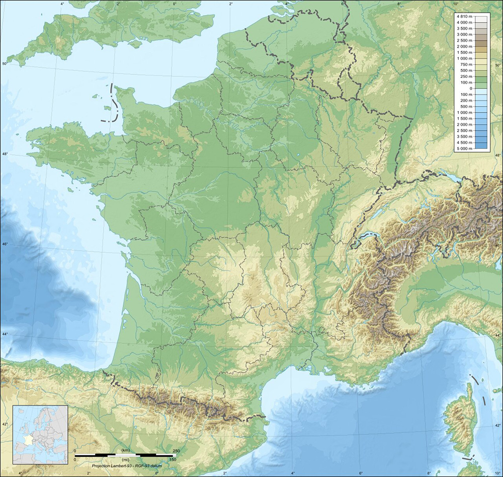 Mappa Francia