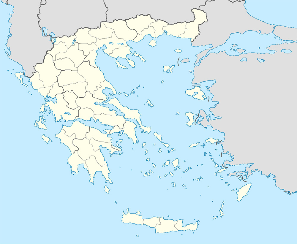 Mappa vuota Grecia